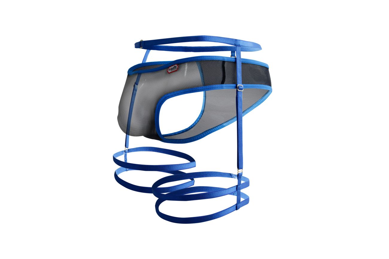 Pikante PIK 1082 Lujueria Garter Thongs Color Blue - DealByEthan.gay loves Pikante