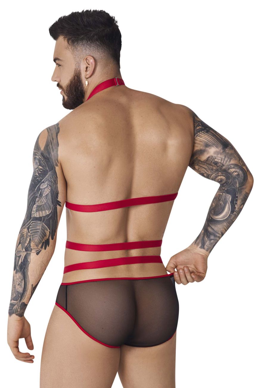 Pikante PIK 1084 Lips Harness Briefs Color Red - DealByEthan.gay loves Pikante