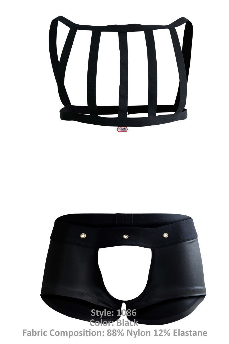 Pikante PIK 1086 Hard Harness Jockstrap Color Black - DealByEthan.gay loves Pikante