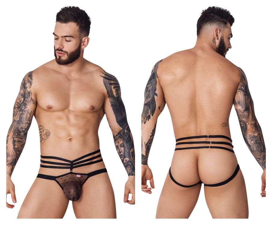 Pikante PIK 1095 Oomph Mesh Suspensorio Color Negro