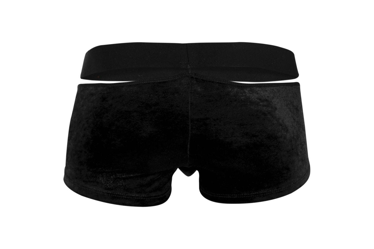 Pikante PIK 1096 Clandestine Velvet Trunks Color Black - DealByEthan.gay loves Pikante