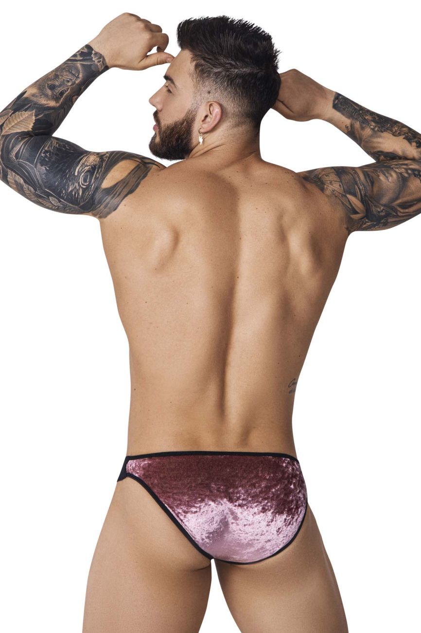 Pikante PIK 1098 Clandestine Velvet Bikini Color Pink - DealByEthan.gay loves Pikante
