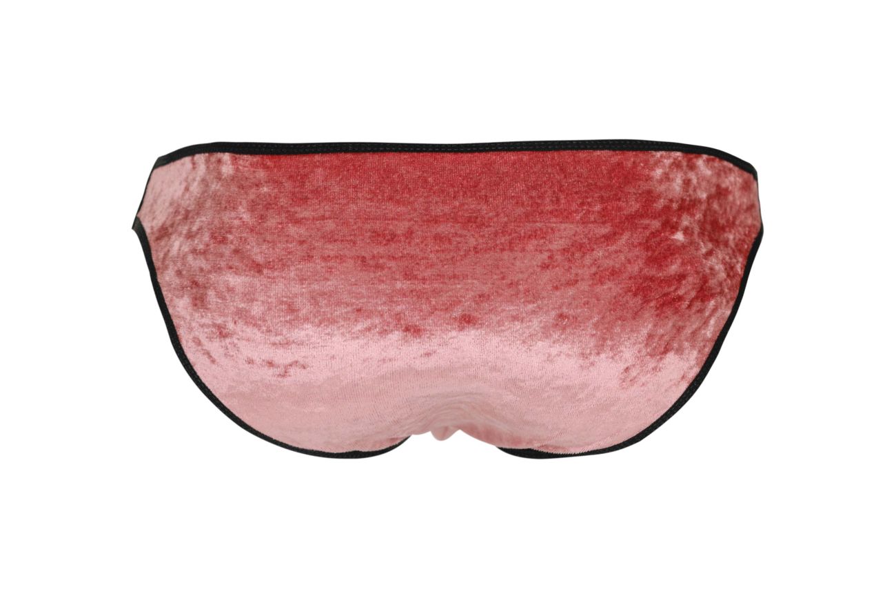 Pikante PIK 1098 Clandestine Velvet Bikini Color Pink - DealByEthan.gay loves Pikante