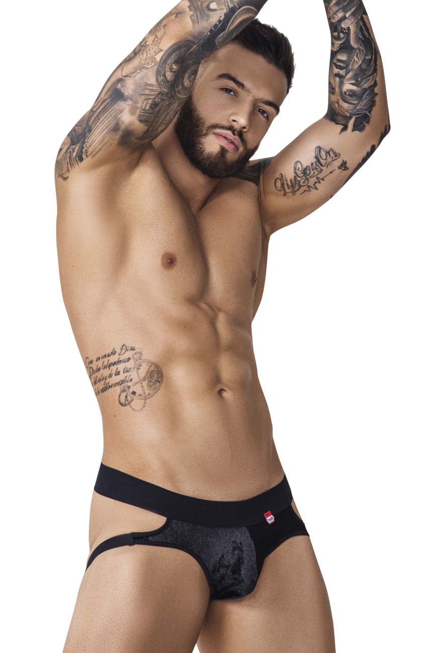 Pikante PIK 1100 Clandestine Velvet Jockstrap Color Black - DealByEthan.gay loves Pikante