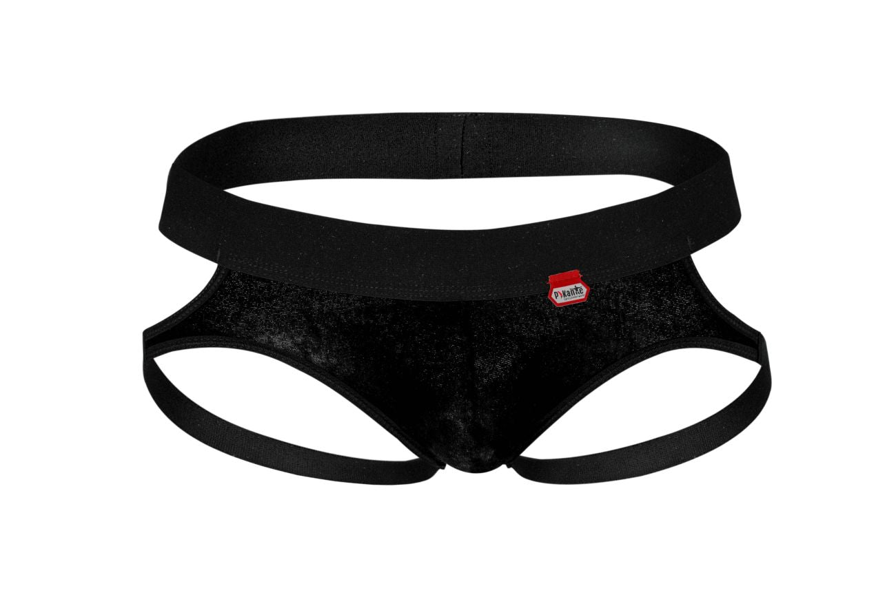 Pikante PIK 1100 Clandestine Velvet Jockstrap Color Black - DealByEthan.gay loves Pikante