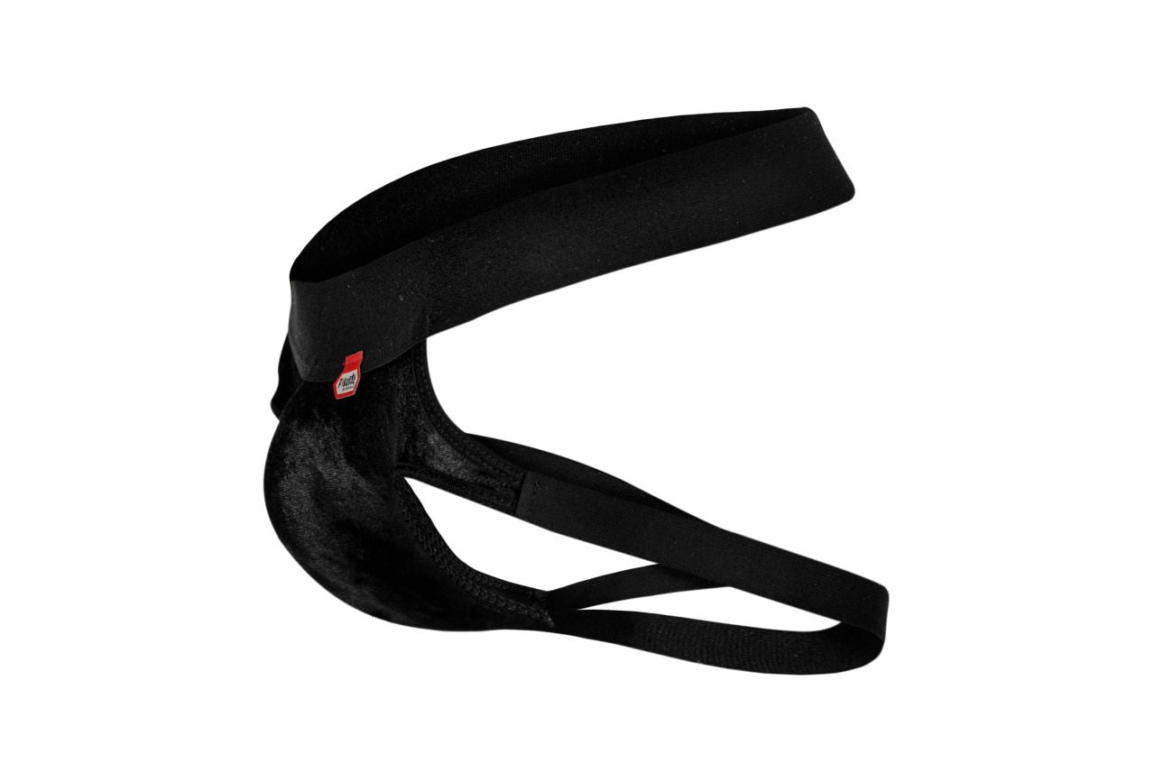 Pikante PIK 1100 Clandestine Velvet Jockstrap Color Black - DealByEthan.gay loves Pikante