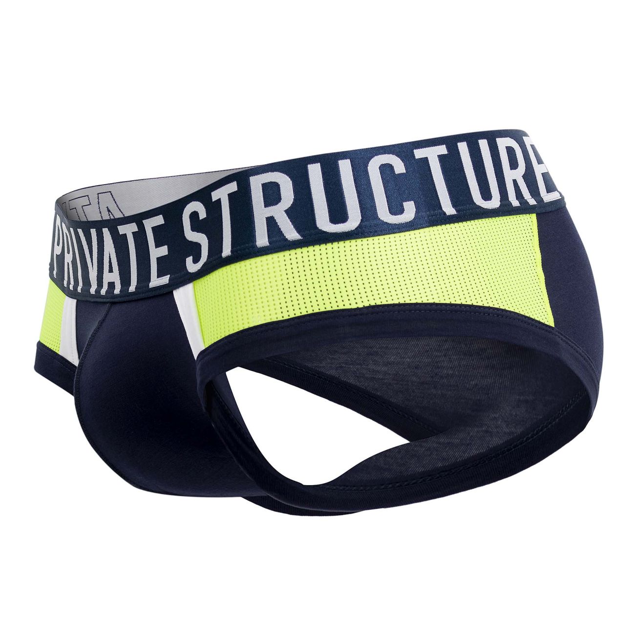 Private Structure BAUT4388 Athlete Mini Briefs Color Navy Ranger - DealByEthan.gay loves Private Structure