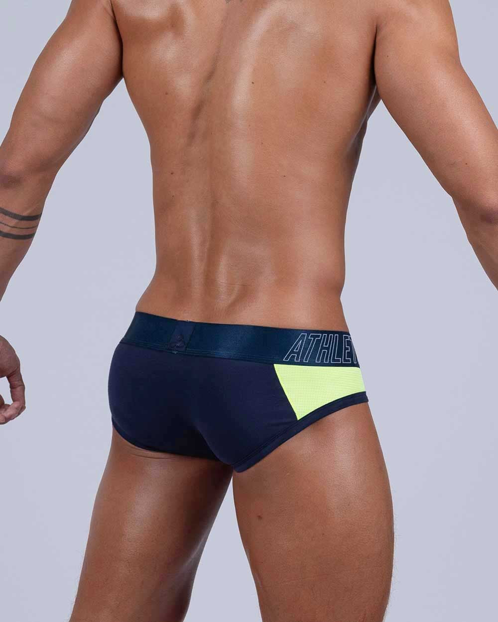 Private Structure BAUT4388 Athlete Mini Briefs Color Navy Ranger - DealByEthan.gay loves Private Structure