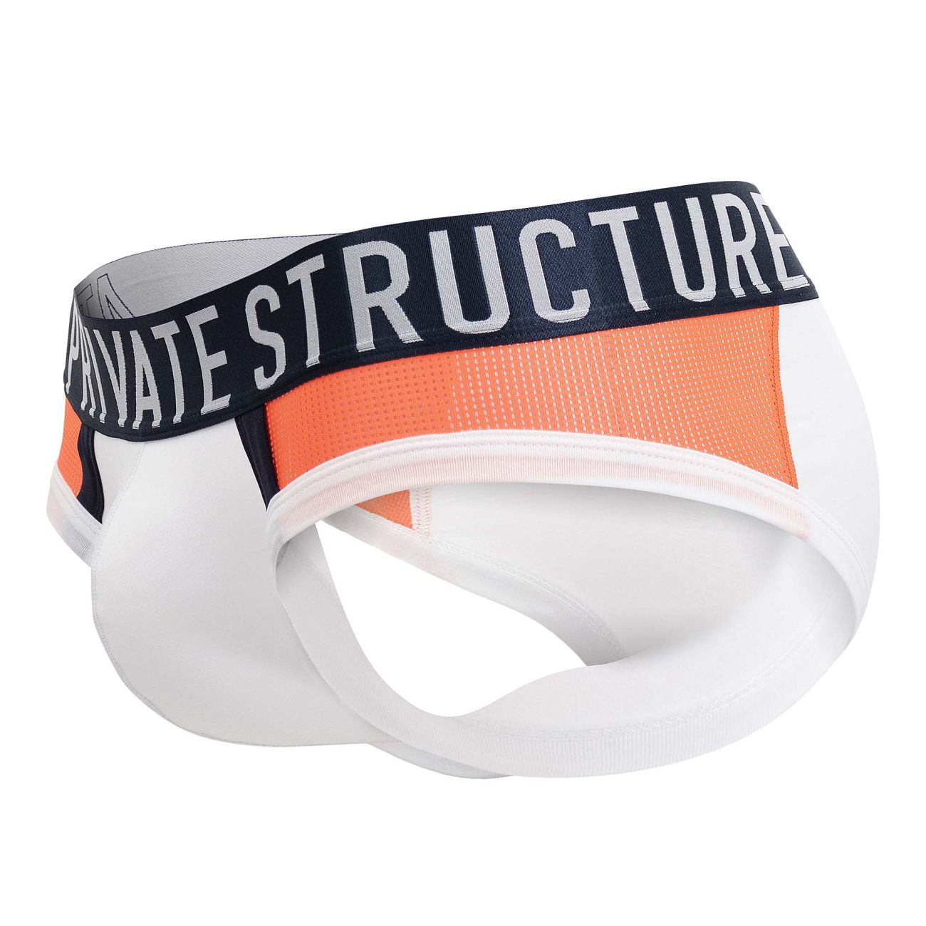 Private Structure BAUT4388 Athlete Mini Briefs Color White League - DealByEthan.gay loves Private Structure