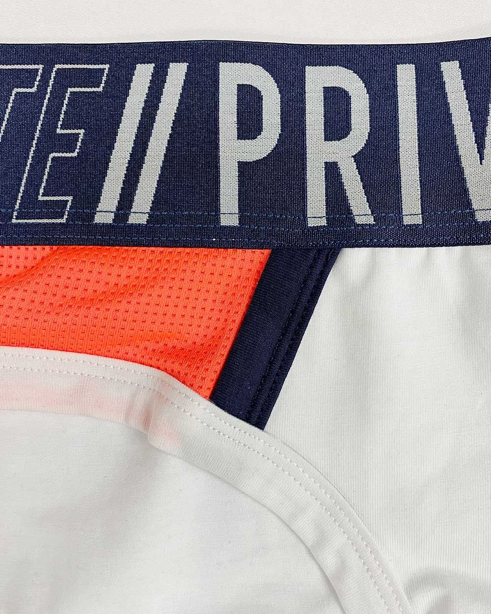 Private Structure BAUT4388 Athlete Mini Briefs Color White League - DealByEthan.gay loves Private Structure