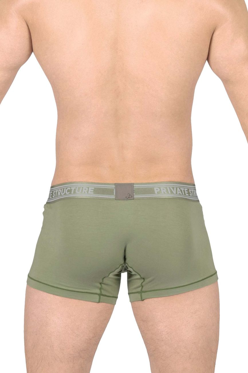 Private Structure PBUT4379 Bamboo Trunks Color Olive - DealByEthan.gay loves Private Structure
