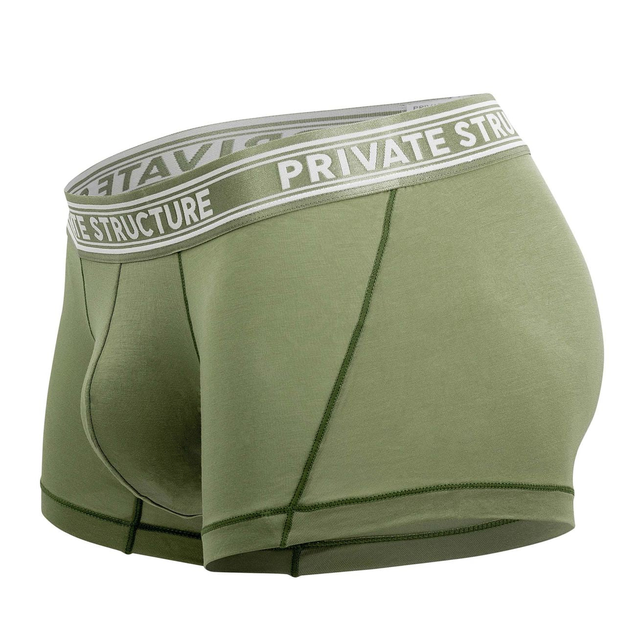Private Structure PBUT4379 Bamboo Trunks Color Olive - DealByEthan.gay loves Private Structure