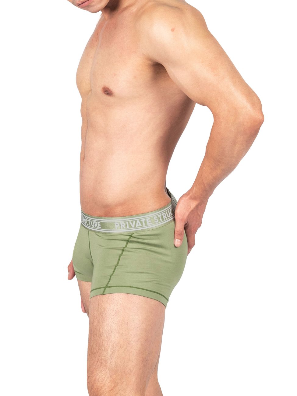 Private Structure PBUT4379 Bamboo Trunks Color Olive - DealByEthan.gay loves Private Structure