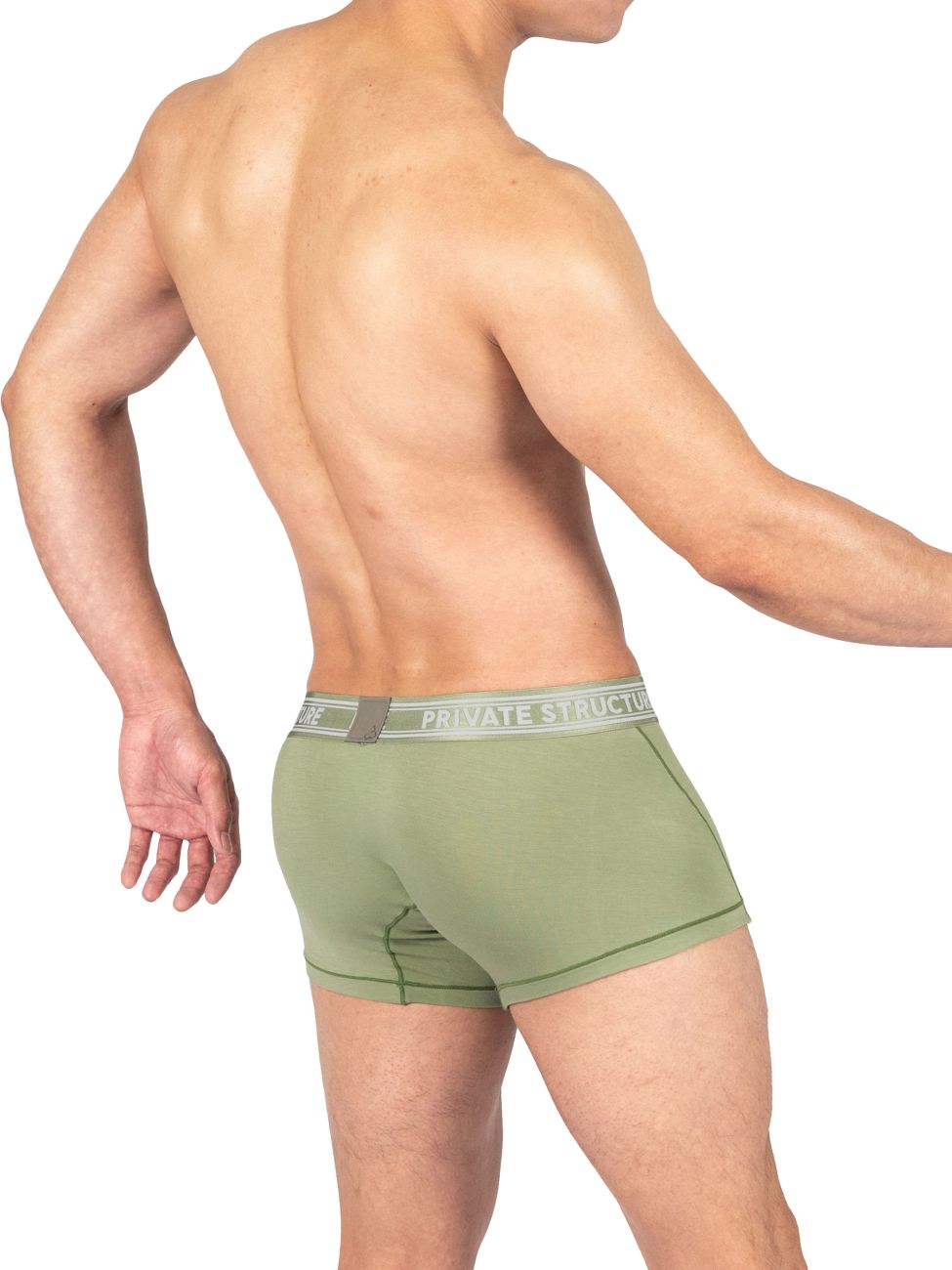 Private Structure PBUT4379 Bamboo Trunks Color Olive - DealByEthan.gay loves Private Structure