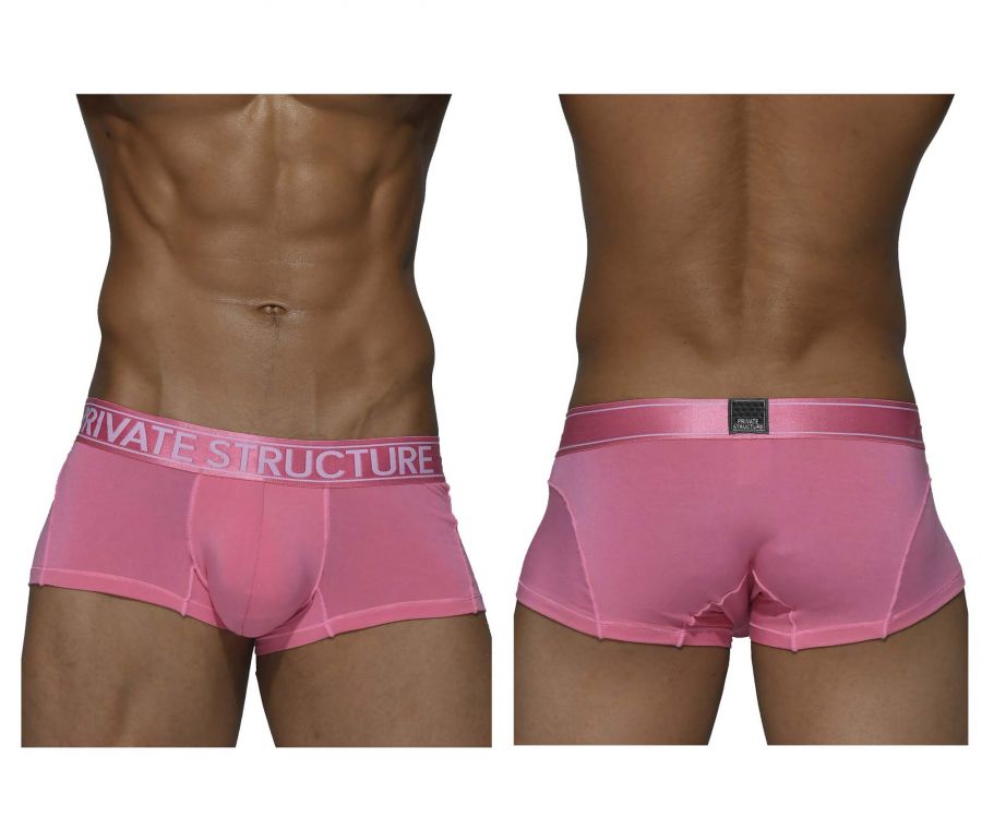 Private Structure PBUX4073 Platinum Bamboo Trunks Color Blush - DealByEthan.gay loves Private Structure