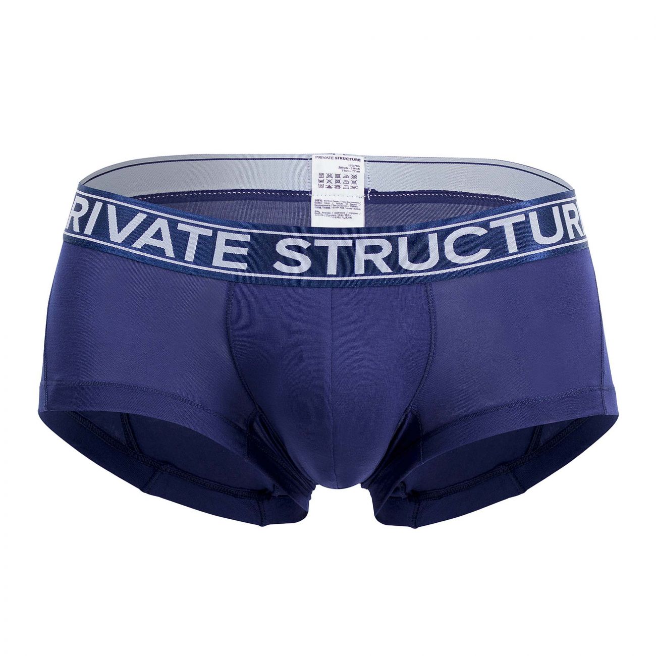 Private Structure PBUX4073 Platinum Bamboo Trunks Color Midnight Navy - DealByEthan.gay loves Private Structure