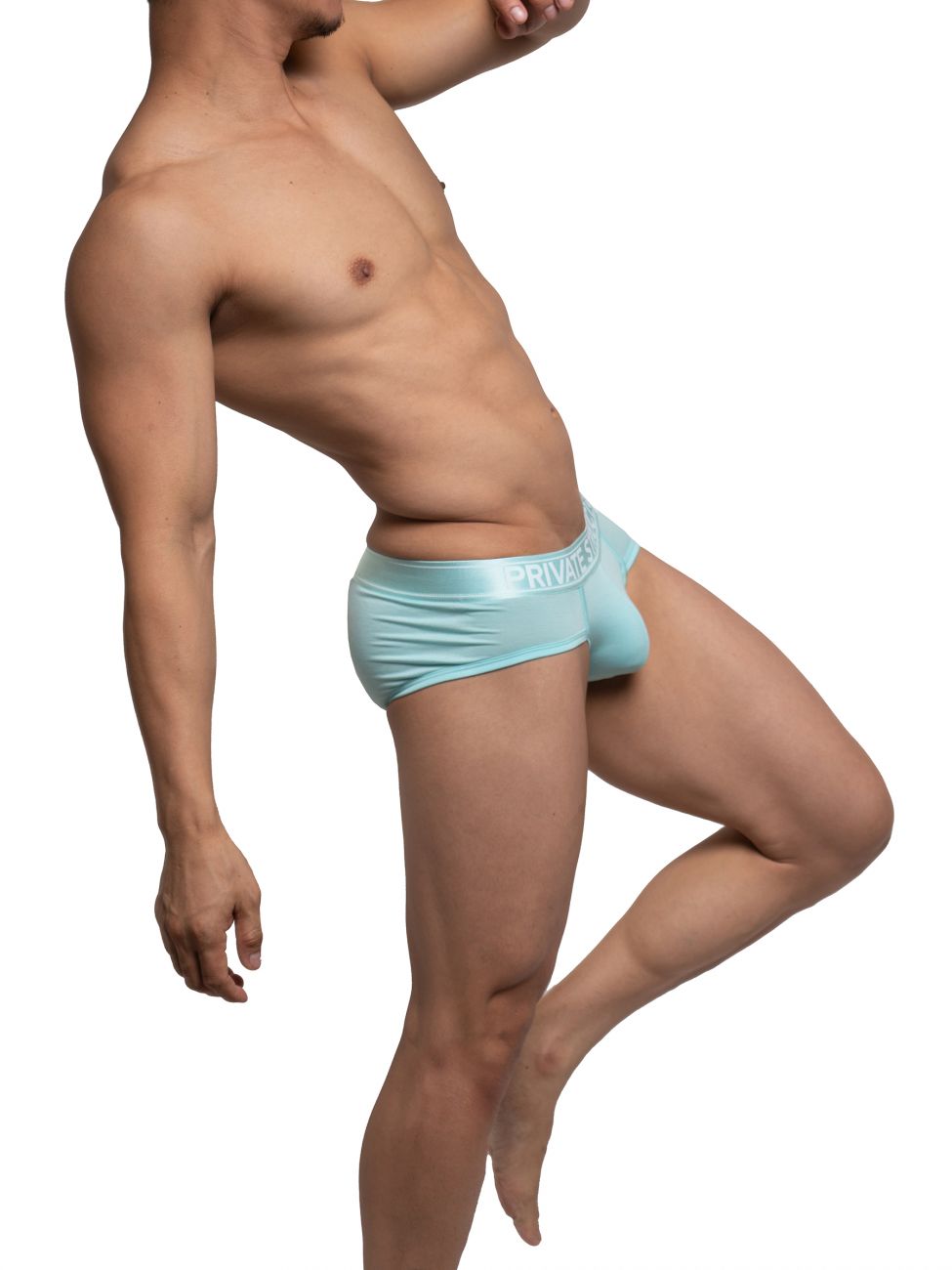 Private Structure PBUZ3748 Platinum Bamboo Contour Briefs Color Lite Cyan - DealByEthan.gay loves Private Structure