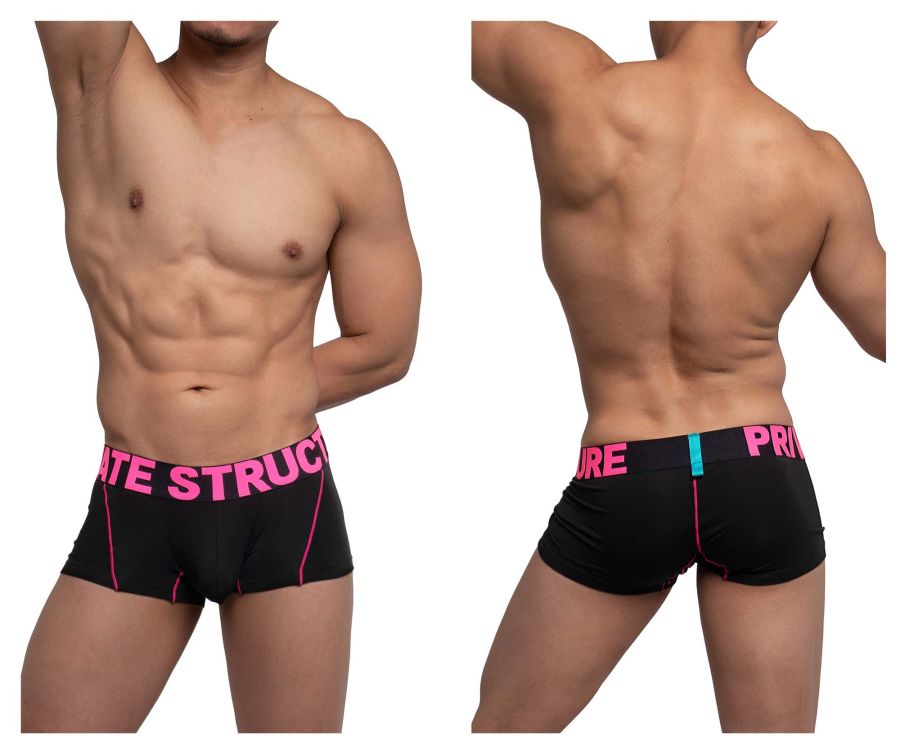 Private Structure PMUX4182 Modality Trunks Color Black-Magenta - DealByEthan.gay loves Private Structure
