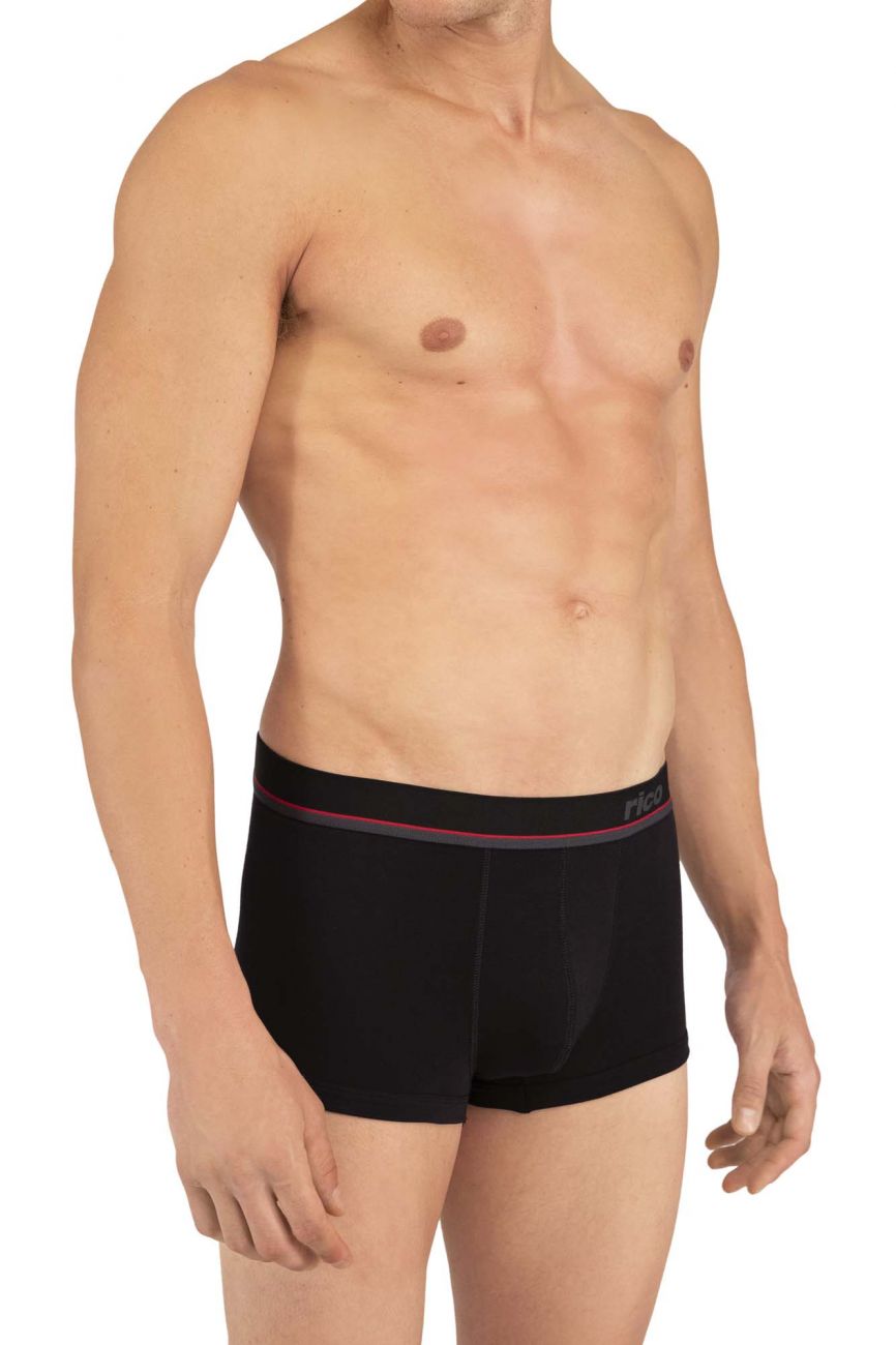 Rico 250108 3PK Brazilian Trunks Color Black-Gray - DealByEthan.gay loves Rico