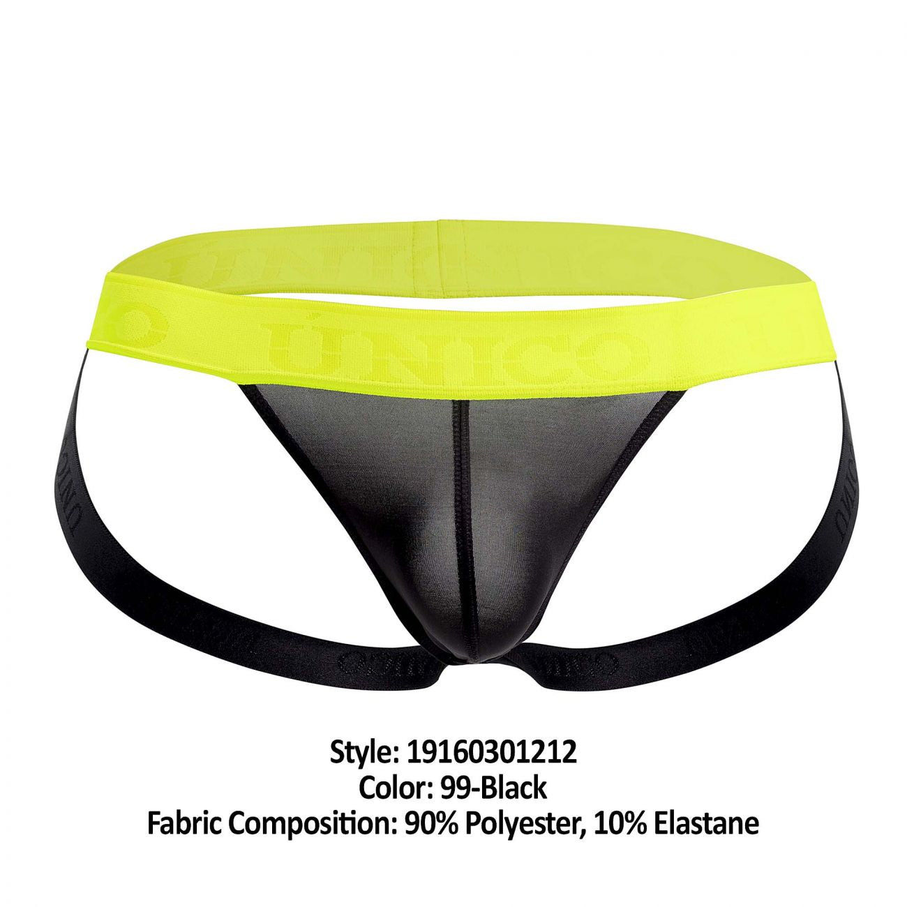 Unico 19160301212 COLORS Corriente Jockstrap Color 99-Black - DealByEthan.gay loves Unico