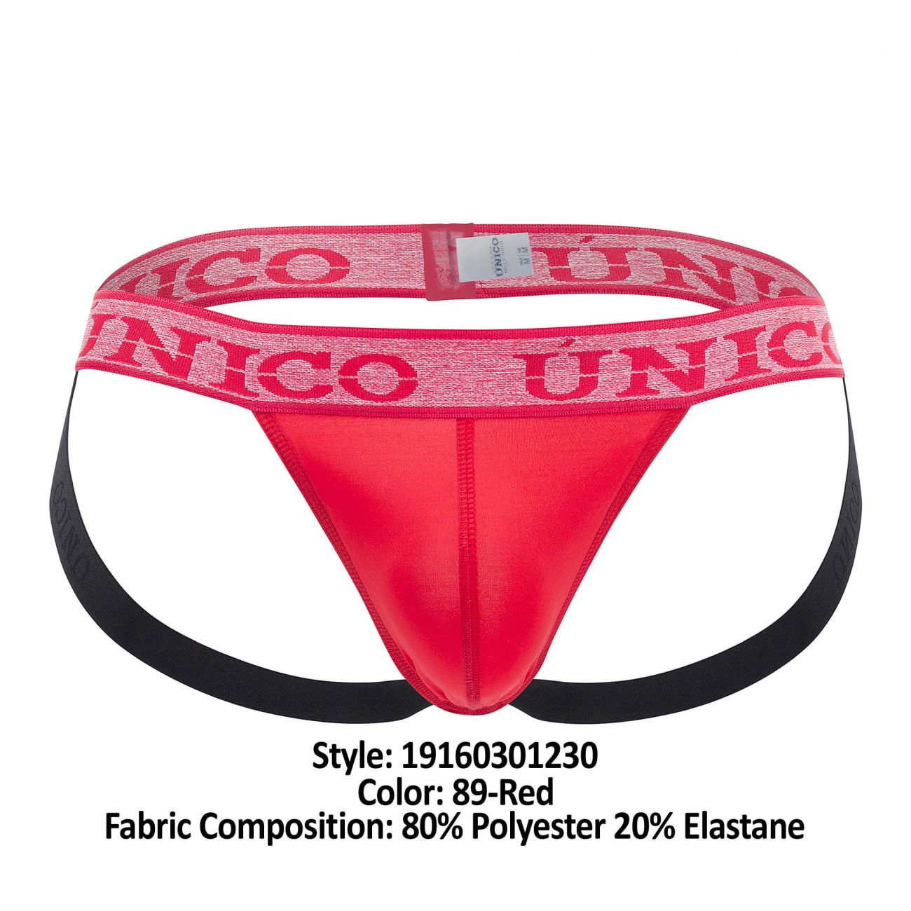 Unico 19160301230 Hilarious Jockstrap Color 89-Red - DealByEthan.gay loves Unico