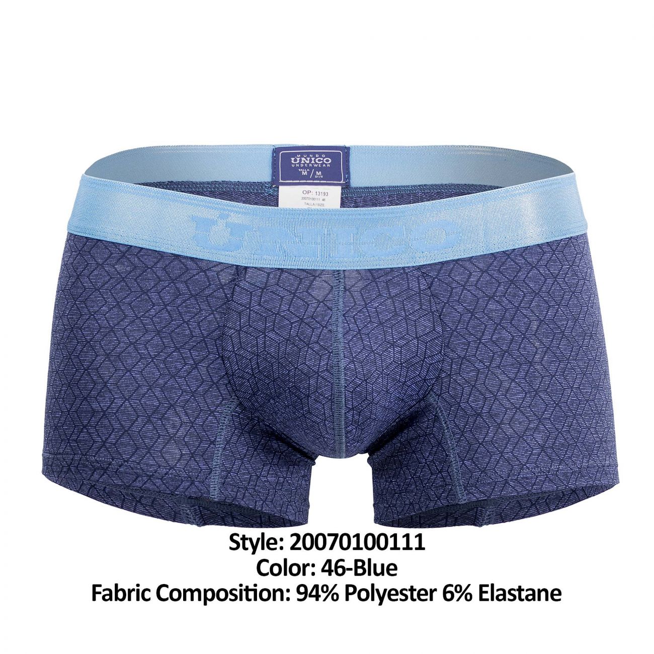 Unico 20070100111 Pocima Trunks Color 46-Blue - DealByEthan.gay loves Unico