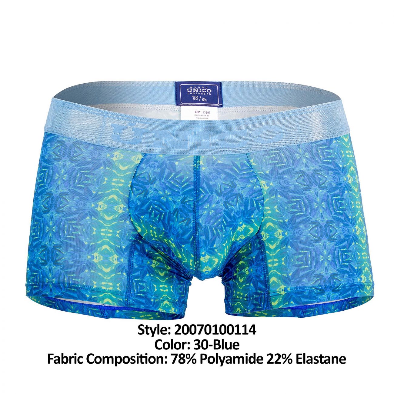 Unico 20070100114 Albar Trunks Color 30-Blue - DealByEthan.gay loves Unico