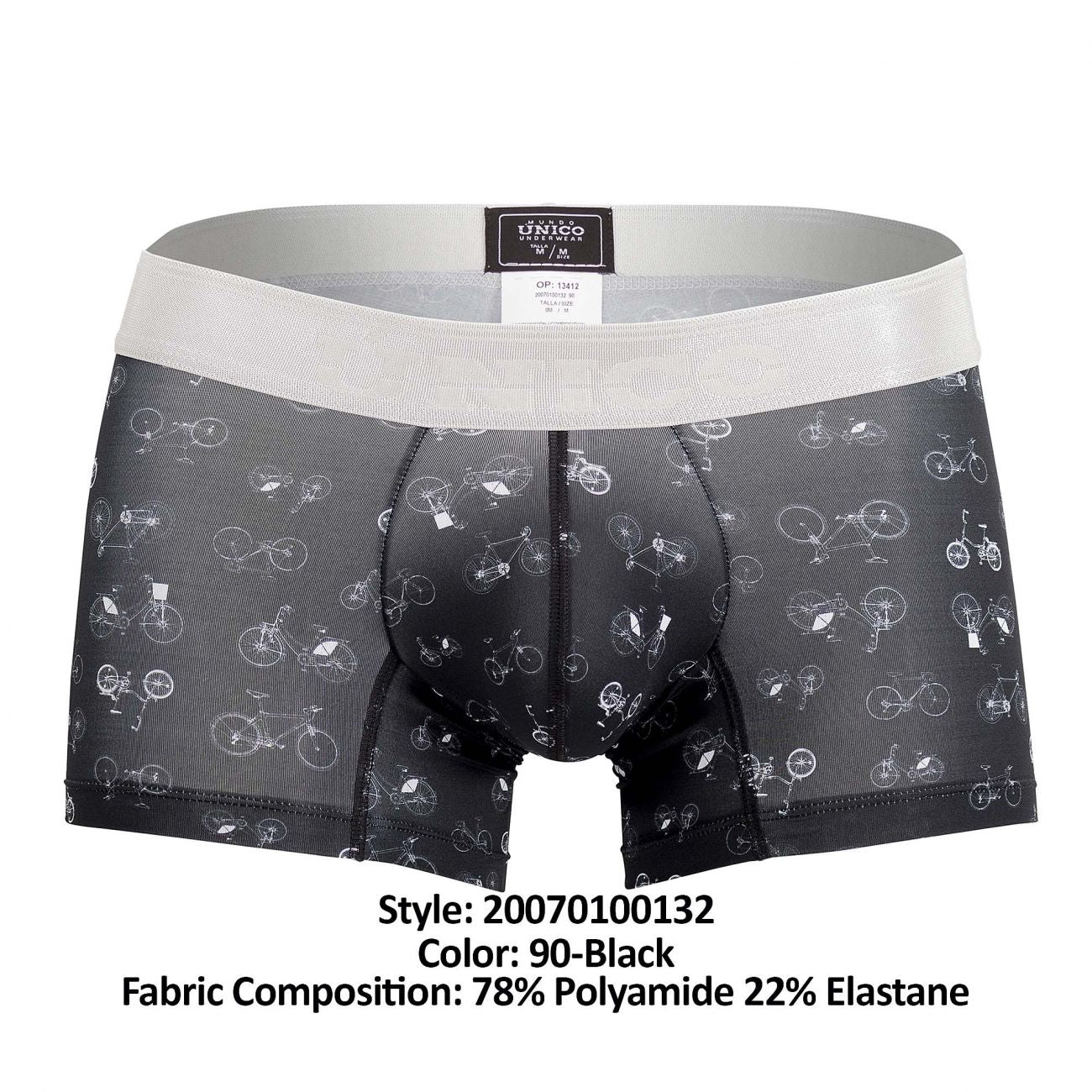 Unico 20070100132 Velocipede Trunks Color 90-Black - DealByEthan.gay loves Unico