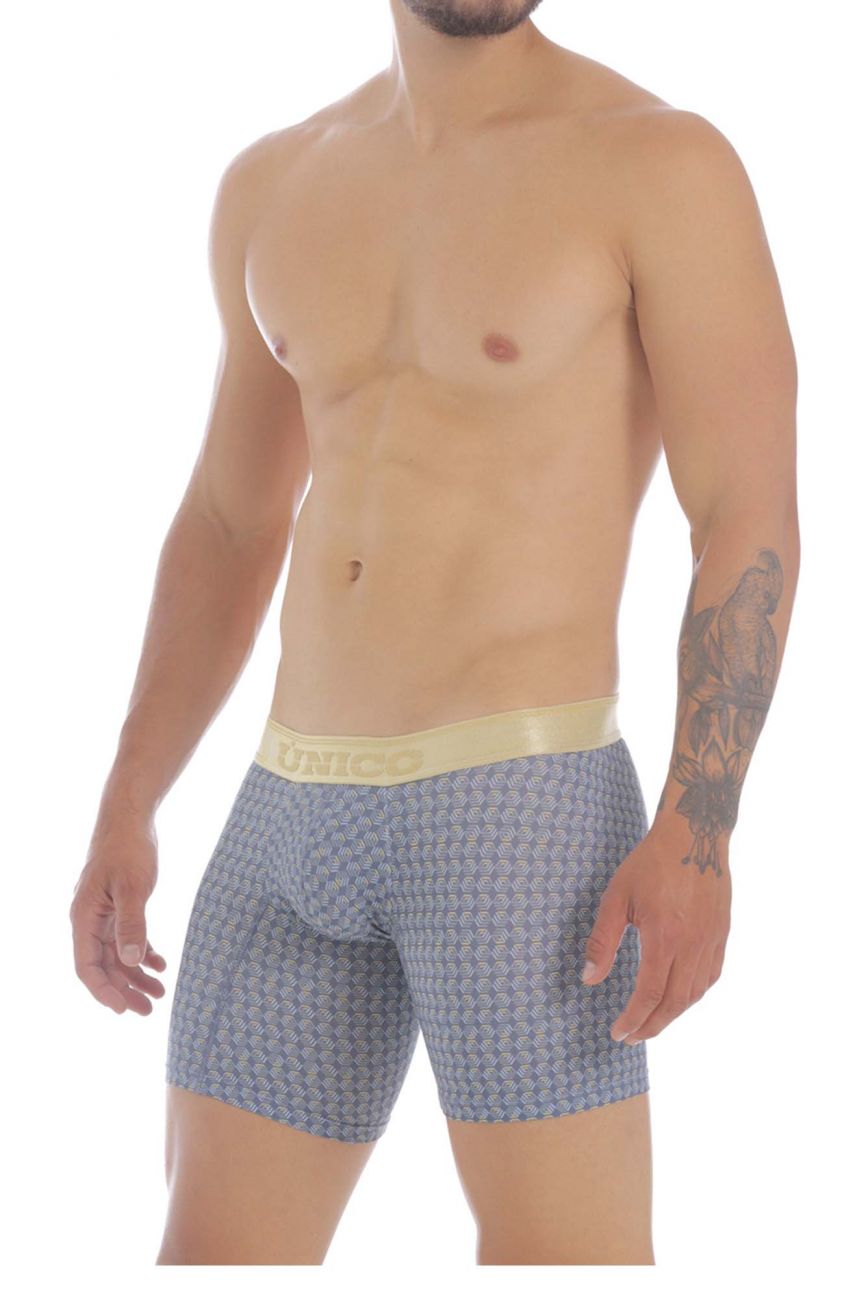 Unico 20070100204 Lucido Boxer Briefs Color 29-Gray - DealByEthan.gay loves Unico