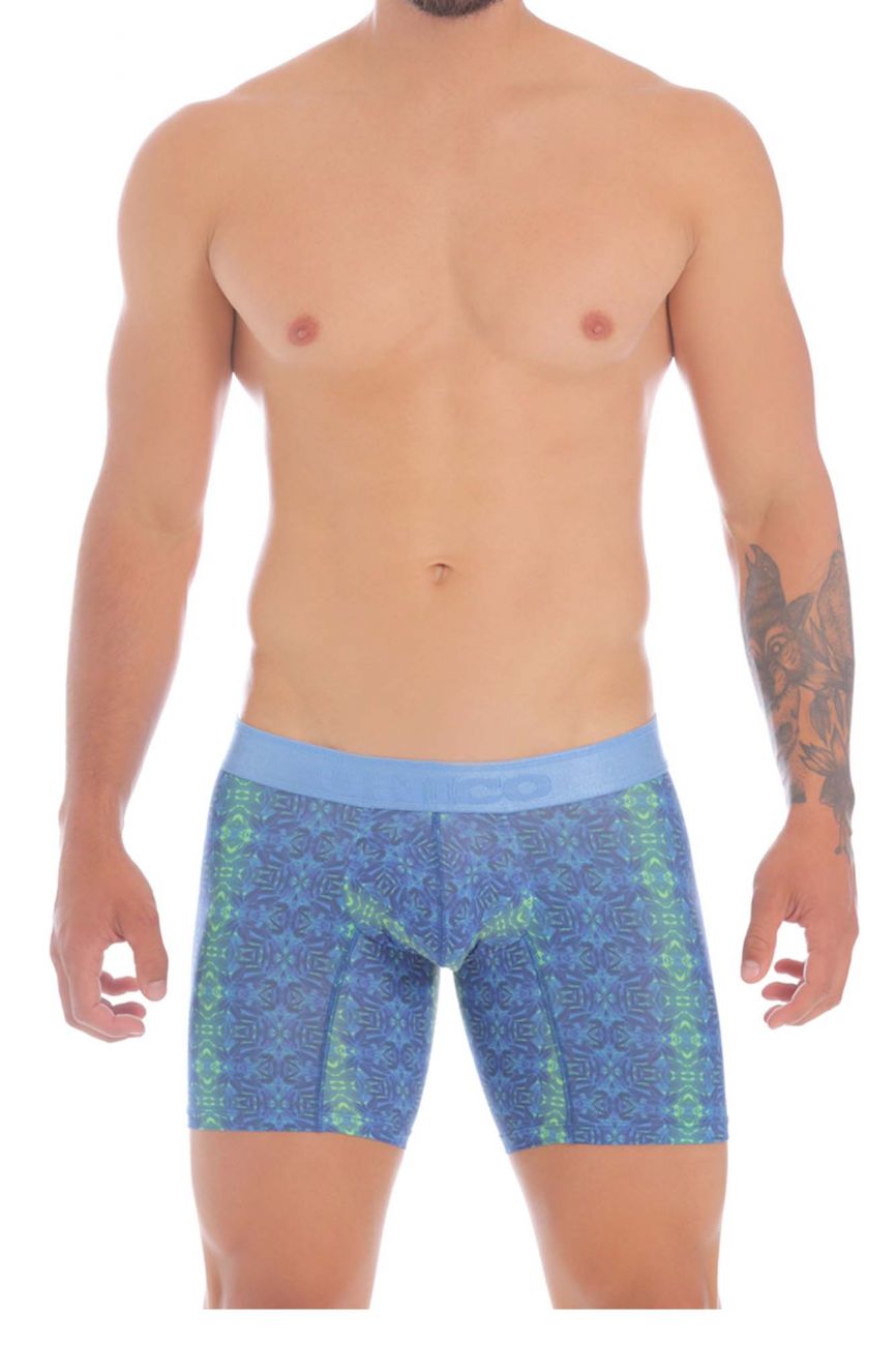 Unico 20070100214 Albar Boxer Briefs Color 30-Blue - DealByEthan.gay loves Unico