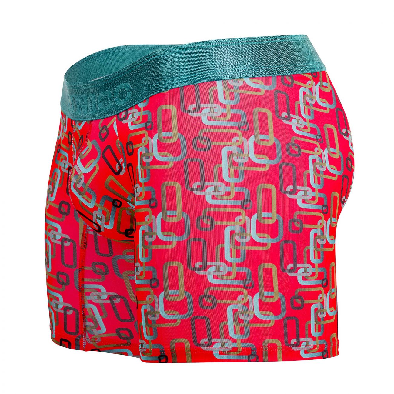 Unico 20070100229 Scheme Boxer Briefs Color 63-Red - DealByEthan.gay loves Unico