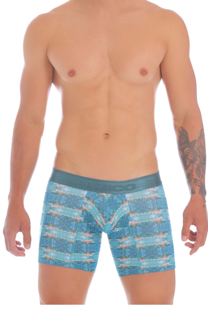 Unico 20070100231 Waterfront Boxer Briefs Color 63-Blue - DealByEthan.gay loves Unico