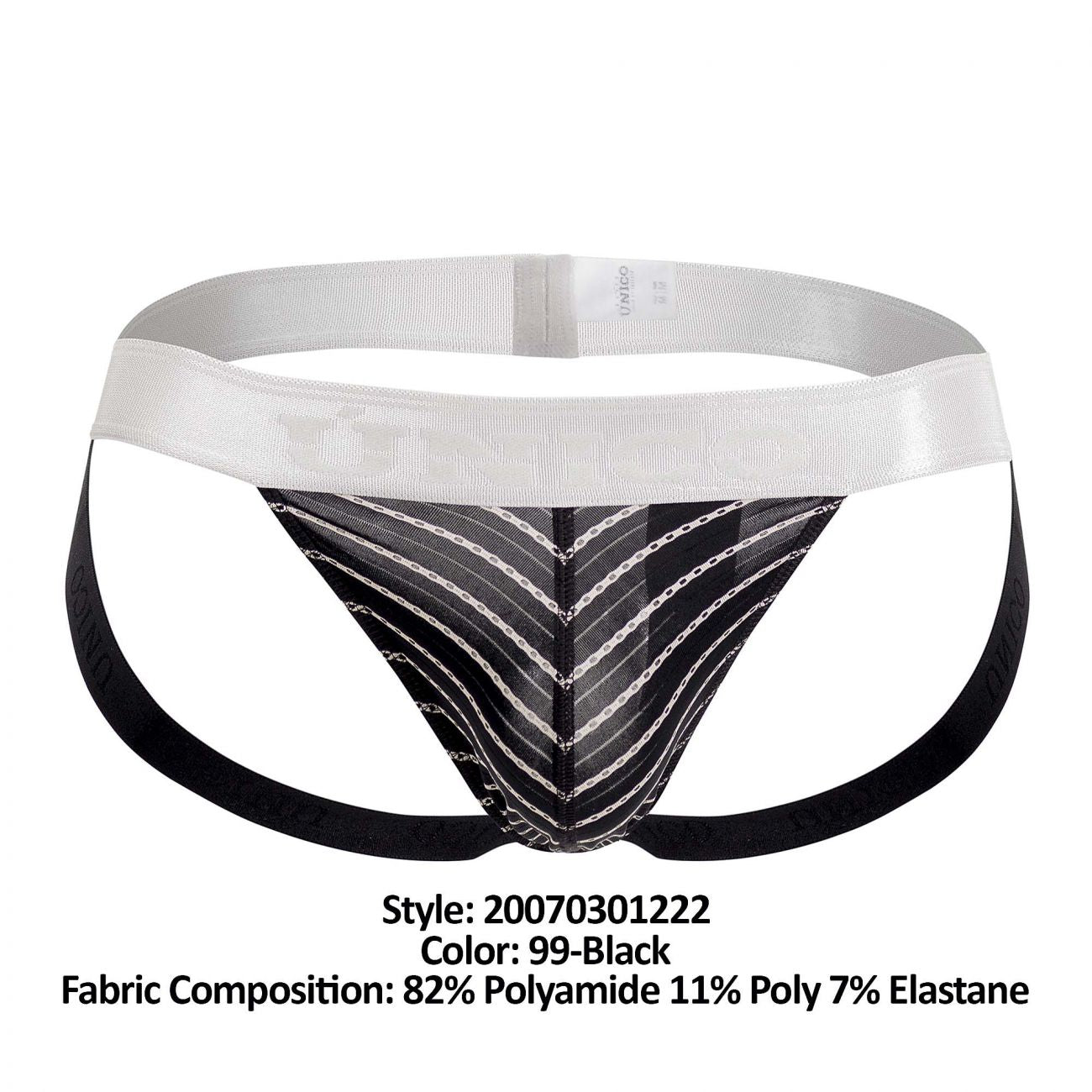 Unico 20070301222 Rush Jockstrap Color 99-Black - DealByEthan.gay loves Unico