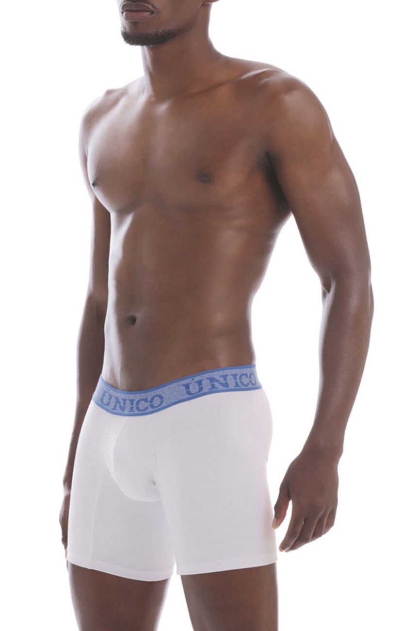 Unico 20160100202 Enchanted Boxer Briefs Color 00-White - DealByEthan.gay loves Unico