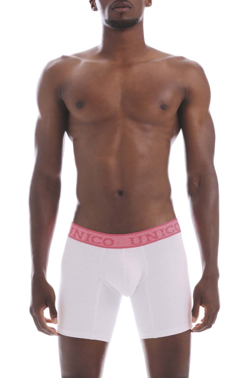 Unico 20160100203 Illusion Boxer Briefs Color 00-White - DealByEthan.gay loves Unico