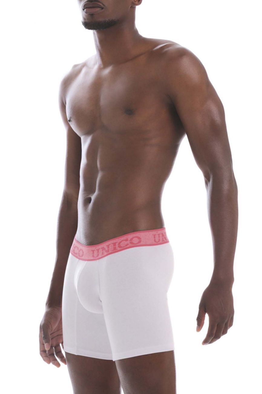 Unico 20160100203 Illusion Boxer Briefs Color 00-White - DealByEthan.gay loves Unico