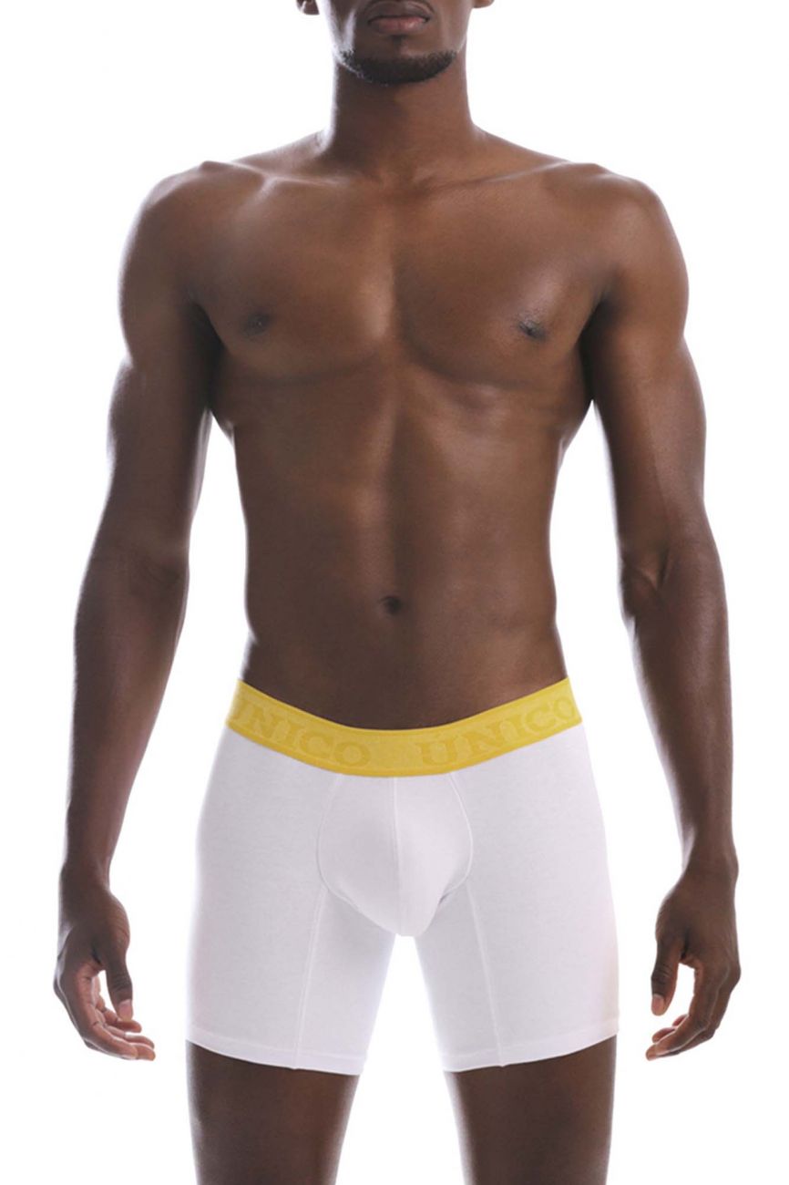 Unico 20160100204 Joyful Boxer Briefs Color 00-White - DealByEthan.gay loves Unico