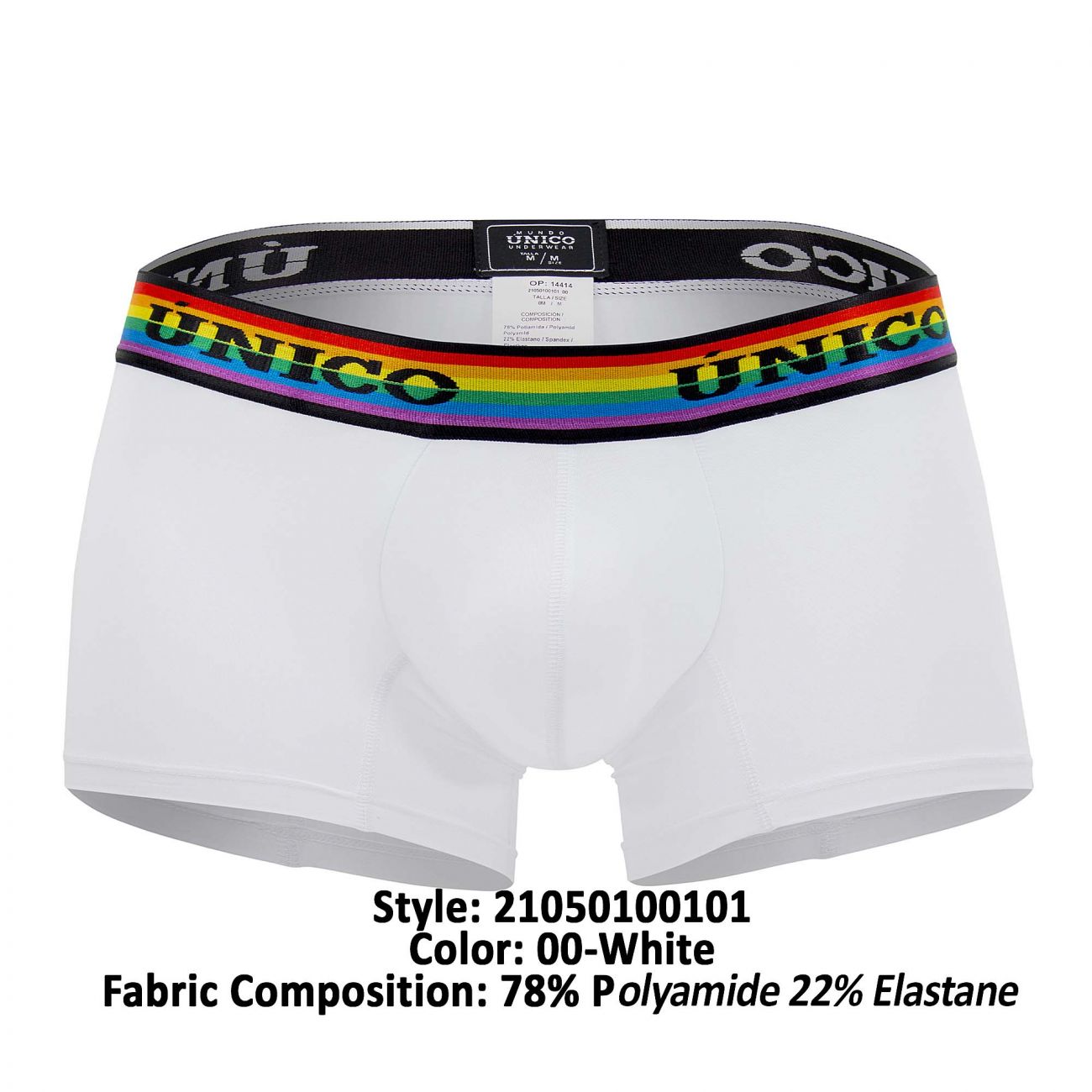 Unico 21050100101 Love Wins Trunks Color 00-White - DealByEthan.gay loves Unico