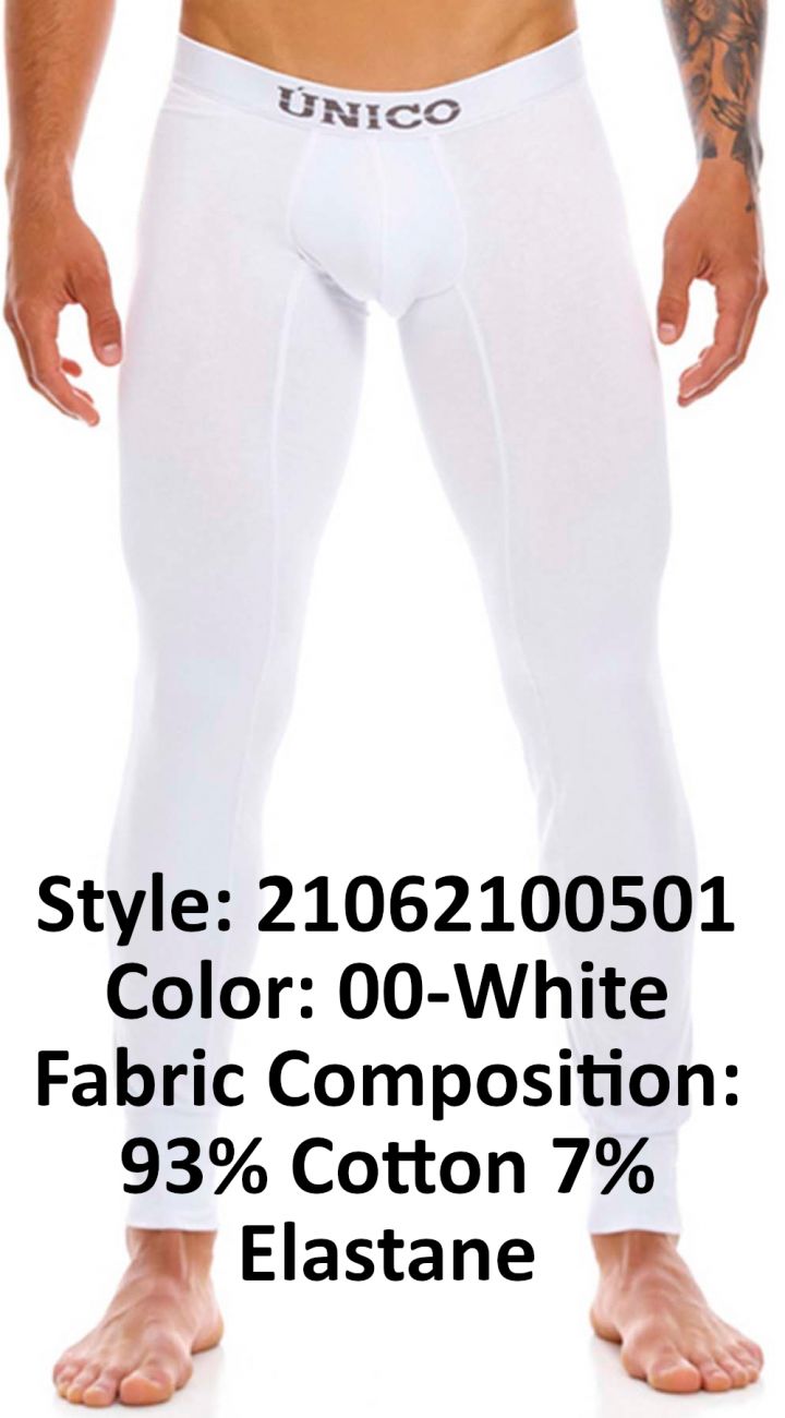Unico 21062100501 Cold Mountain Long Johns Color 00-White - DealByEthan.gay loves Unico
