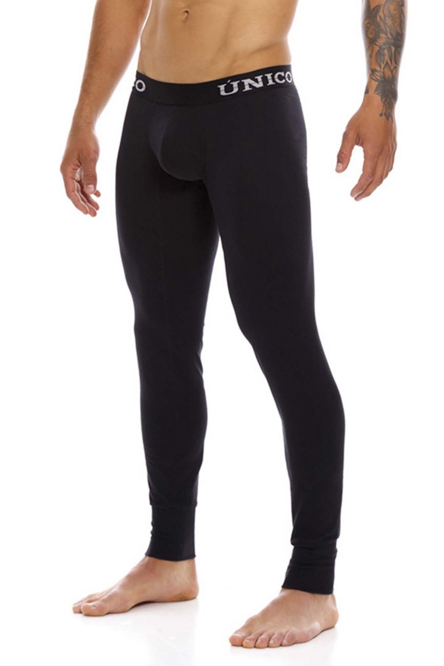 Unico 21062100502 Cold Mountain Long Johns Color 99-Black - DealByEthan.gay loves Unico