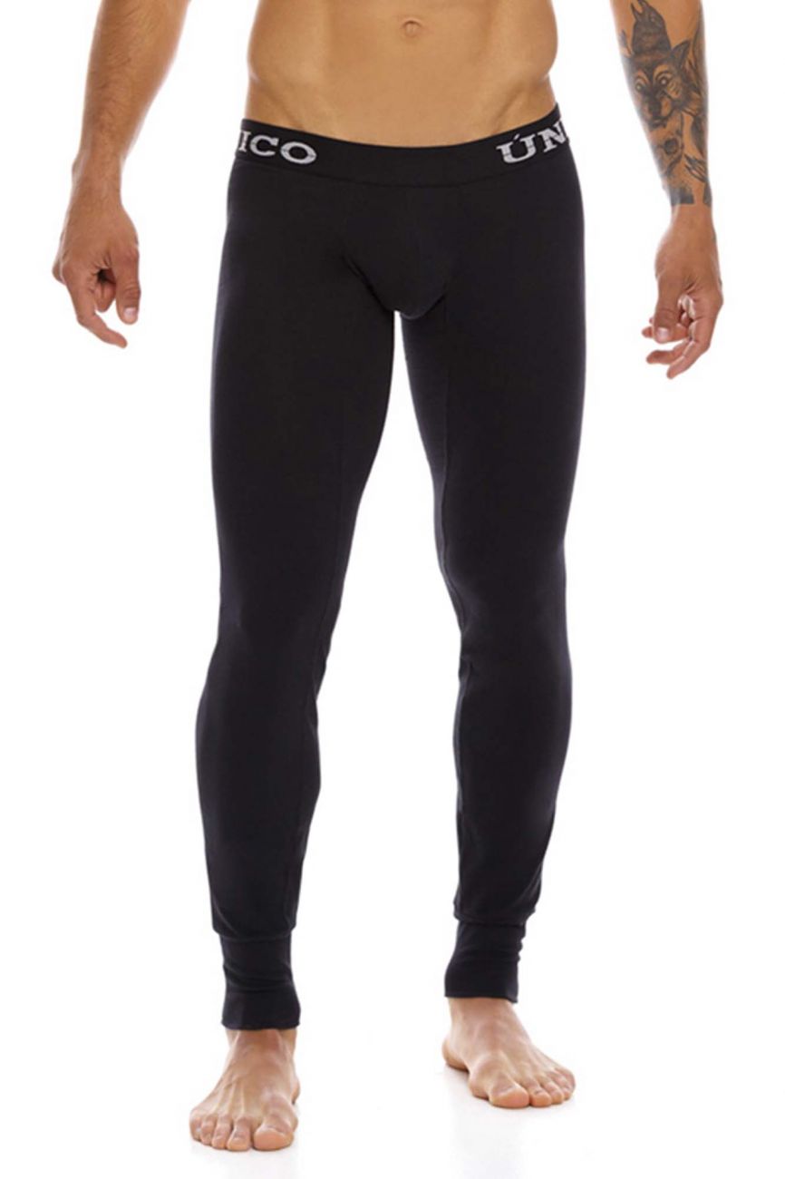 Unico 21062100502 Cold Mountain Long Johns Color 99-Black - DealByEthan.gay loves Unico