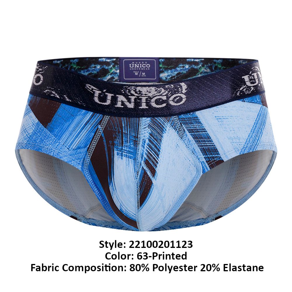 Unico 22100201123 Tintado Briefs Color 63-Printed - DealByEthan.gay loves Unico