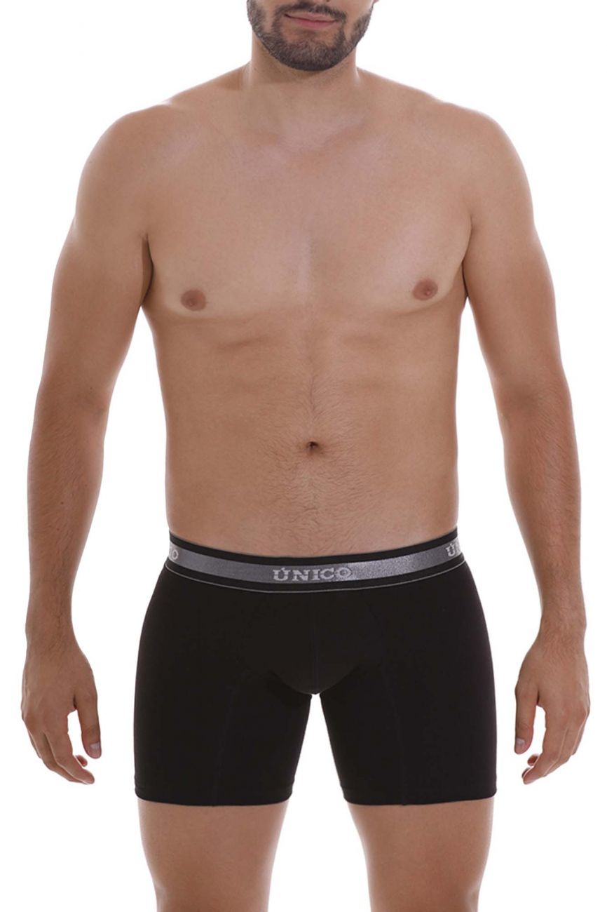 Unico 22120100211 Nebuloso A22 Boxer Briefs Color 99-Black - DealByEthan.gay loves Unico