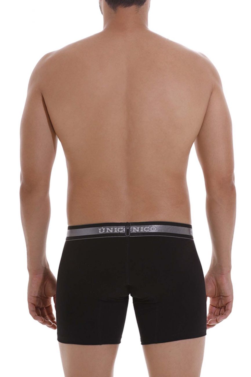 Unico 22120100211 Nebuloso A22 Boxer Briefs Color 99-Black - DealByEthan.gay loves Unico
