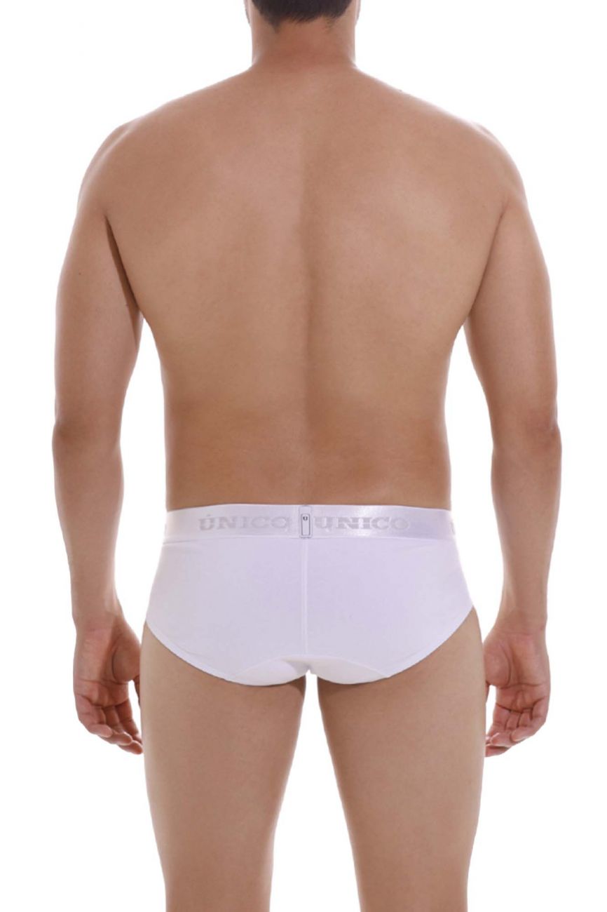 Unico 22120201101 Cristalino A22 Briefs Color 00-White - DealByEthan.gay loves Unico
