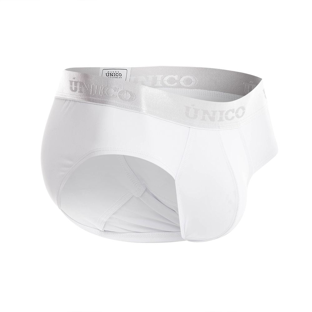 Unico 22120201105 Cristalino M22 Briefs Color 00-White - DealByEthan.gay loves Unico
