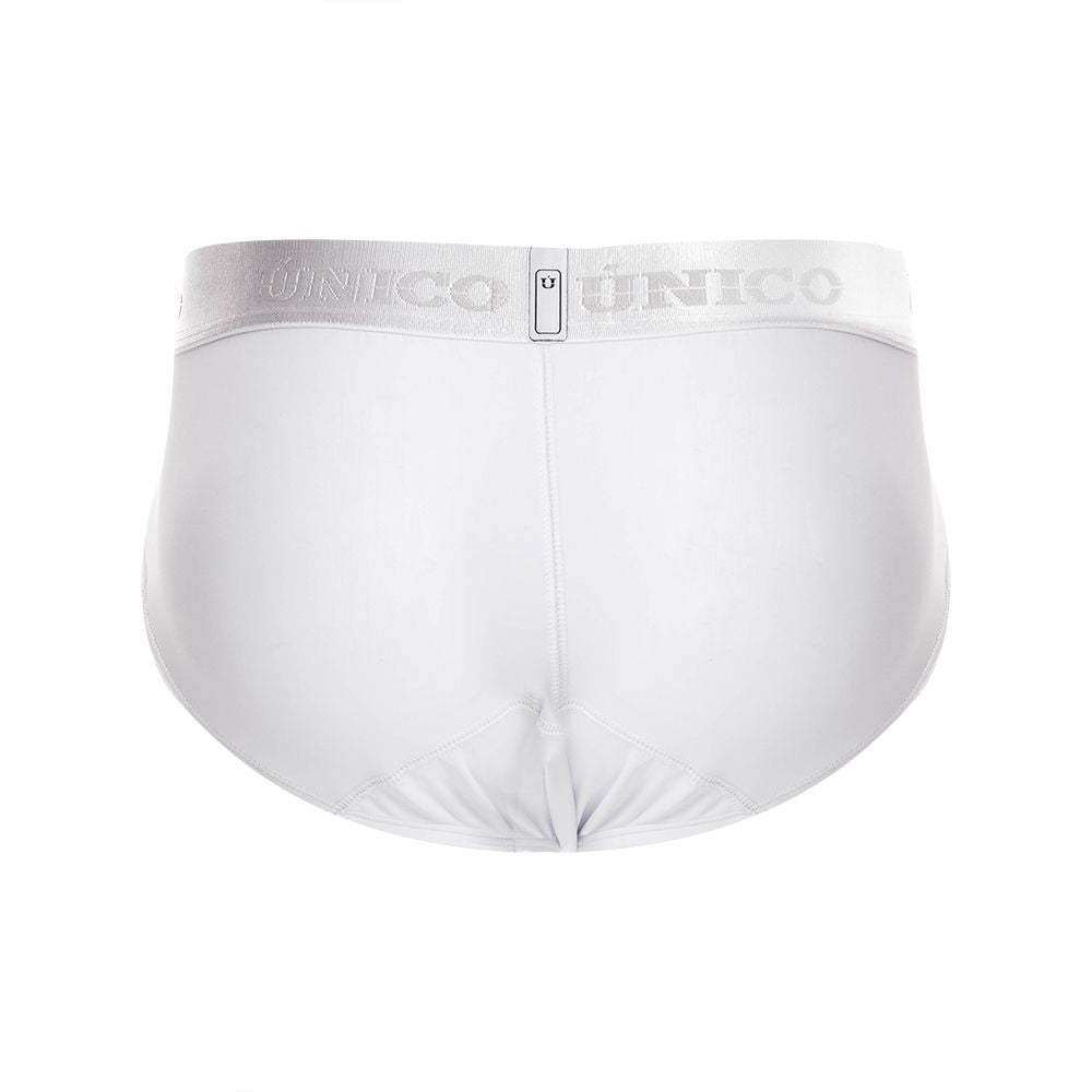 Unico 22120201105 Cristalino M22 Briefs Color 00-White - DealByEthan.gay loves Unico