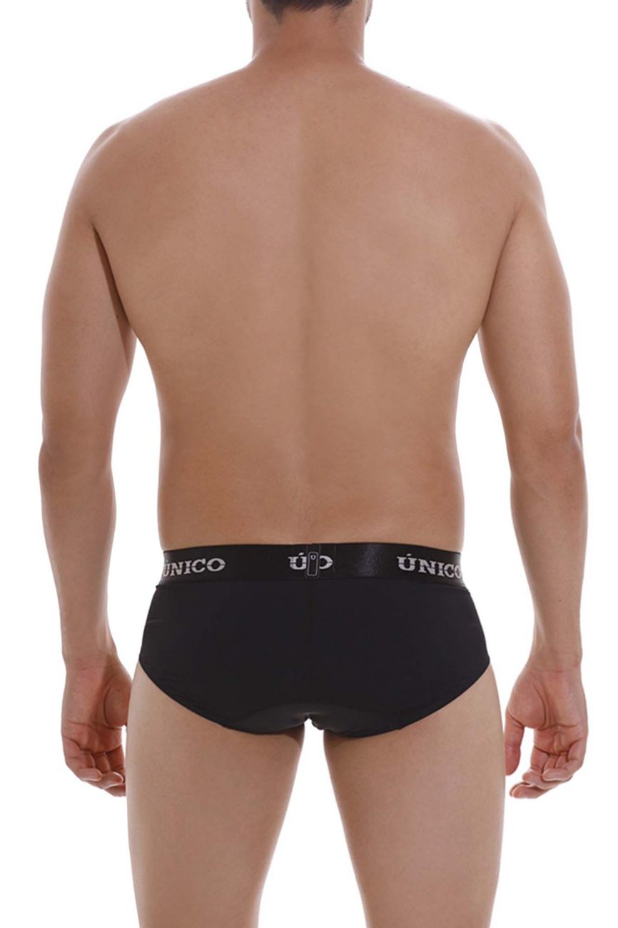 Unico 22120201107 Intenso M22 Briefs Color 99-Black - DealByEthan.gay loves Unico