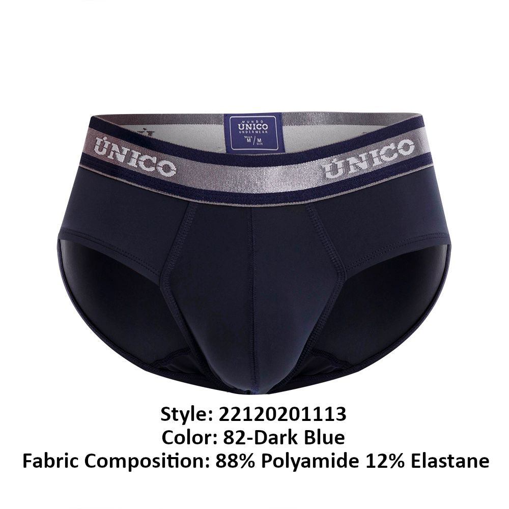 Unico 22120201113 Cardenal M22 Briefs Color 82-Dark Blue - DealByEthan.gay loves Unico