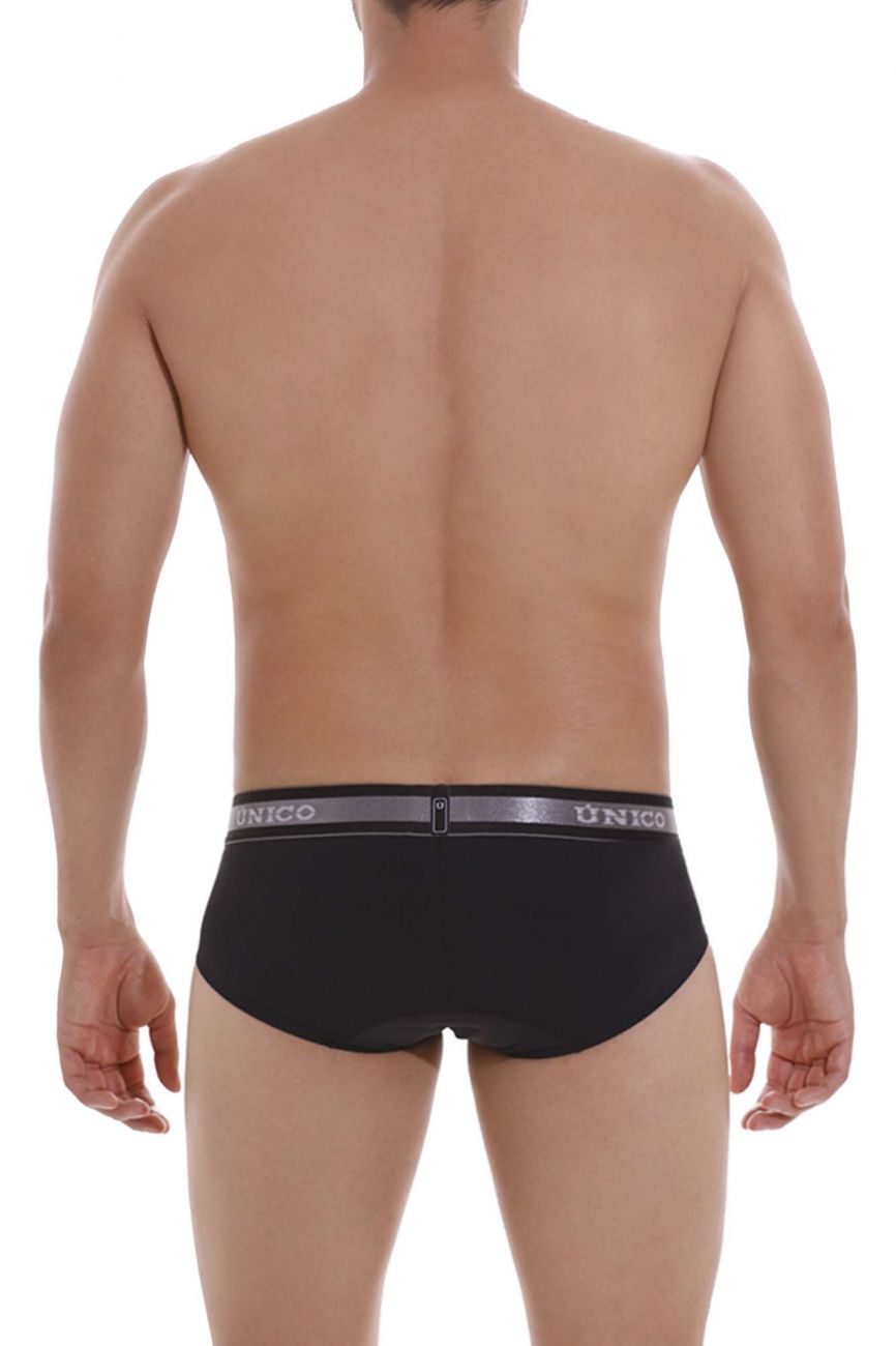 Unico 22120201114 Nebuloso M22 Briefs Color 99-Black - DealByEthan.gay loves Unico